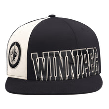Starter Winnipeg Jets Offset Black Snapback Hat