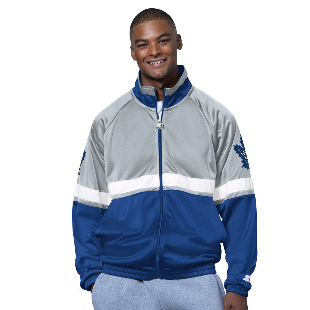 Starter Toronto Maple Leafs Veteran Men's Blue Track Jacket