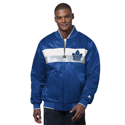 Starter Toronto Maple Leafs Ambassador Men's Blue Varsity Jacket