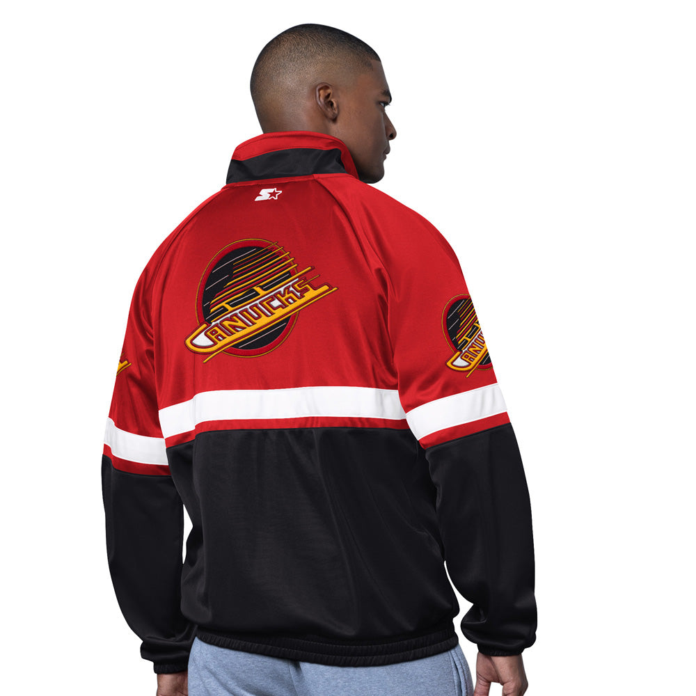 Starter Vancouver Canucks Veteran Men's Black Track Jacket