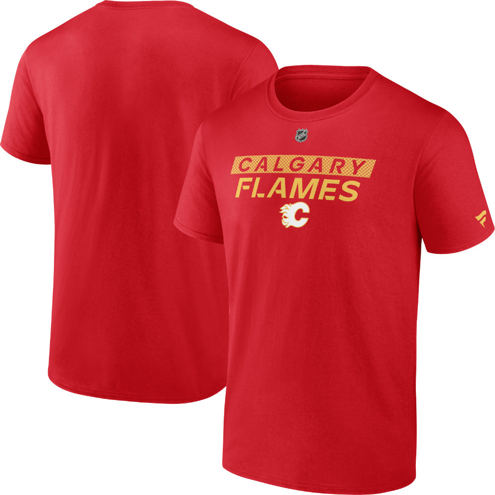Calgary Flames Primary Cotton Short Sleeve T-Shirt
