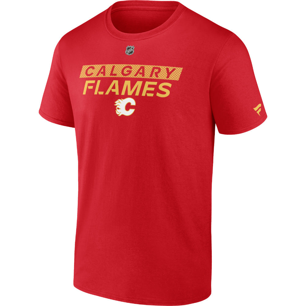 Calgary Flames Primary Cotton Short Sleeve T-Shirt
