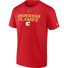 Calgary Flames Primary Cotton Short Sleeve T-Shirt