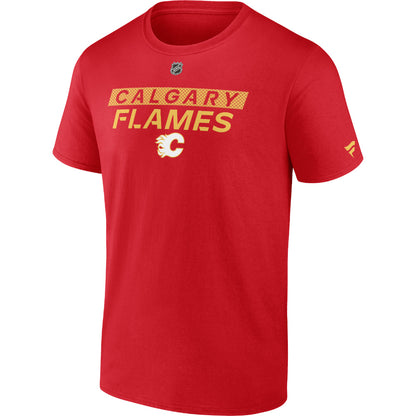 Calgary Flames Primary Cotton Short Sleeve T-Shirt