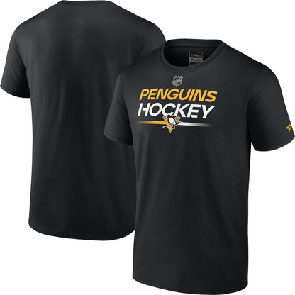 FANATICS PITTSBURGH PENGUINS AUTHENTIC PRO PRIME ADULT T SHIRT