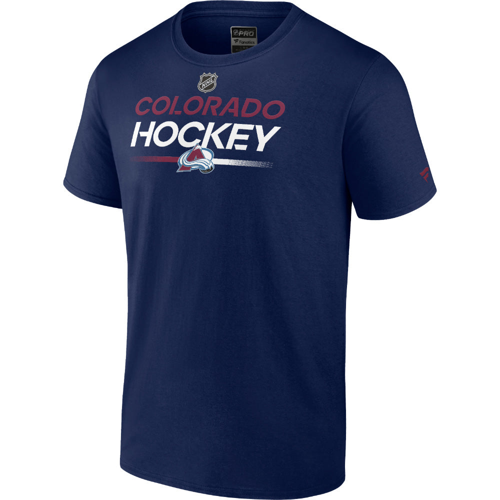 FANATICS COLORADO AVALANCHE AUTHENTIC PRO PRIME ADULT T SHIRT