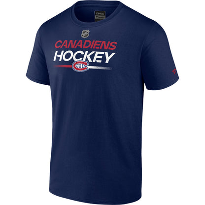FANATICS MONTREAL CANADIENS AUTHENTIC PRO PRIME ADULT T SHIRT