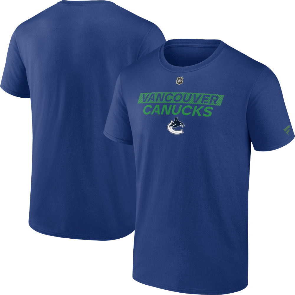 Vancouver Canucks Primary Cotton Short Sleeve T-Shirt