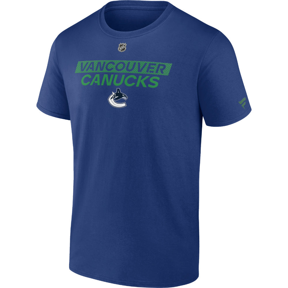 Vancouver Canucks Primary Cotton Short Sleeve T-Shirt
