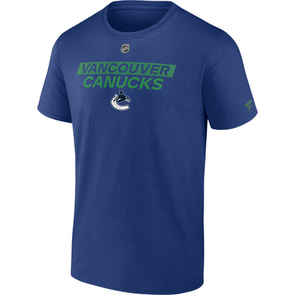 Vancouver Canucks Primary Cotton Short Sleeve T-Shirt