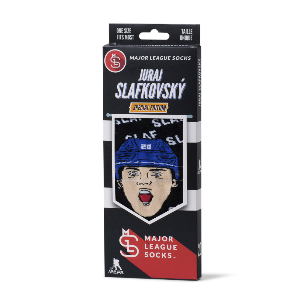 Major League Socks Montreal Canadians Juraj Slafkovsky Black Socks