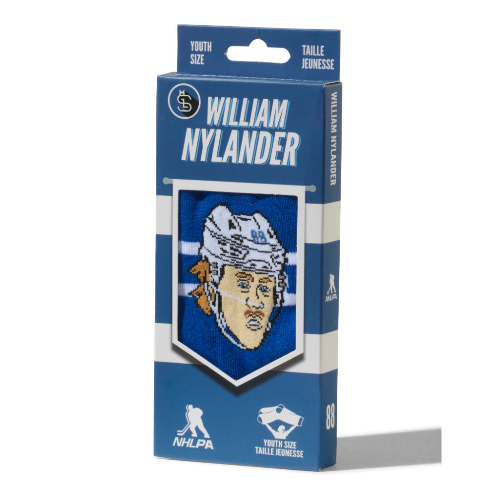 Major League Socks Toronto Maple Leafs William Nylander Youth Blue Socks