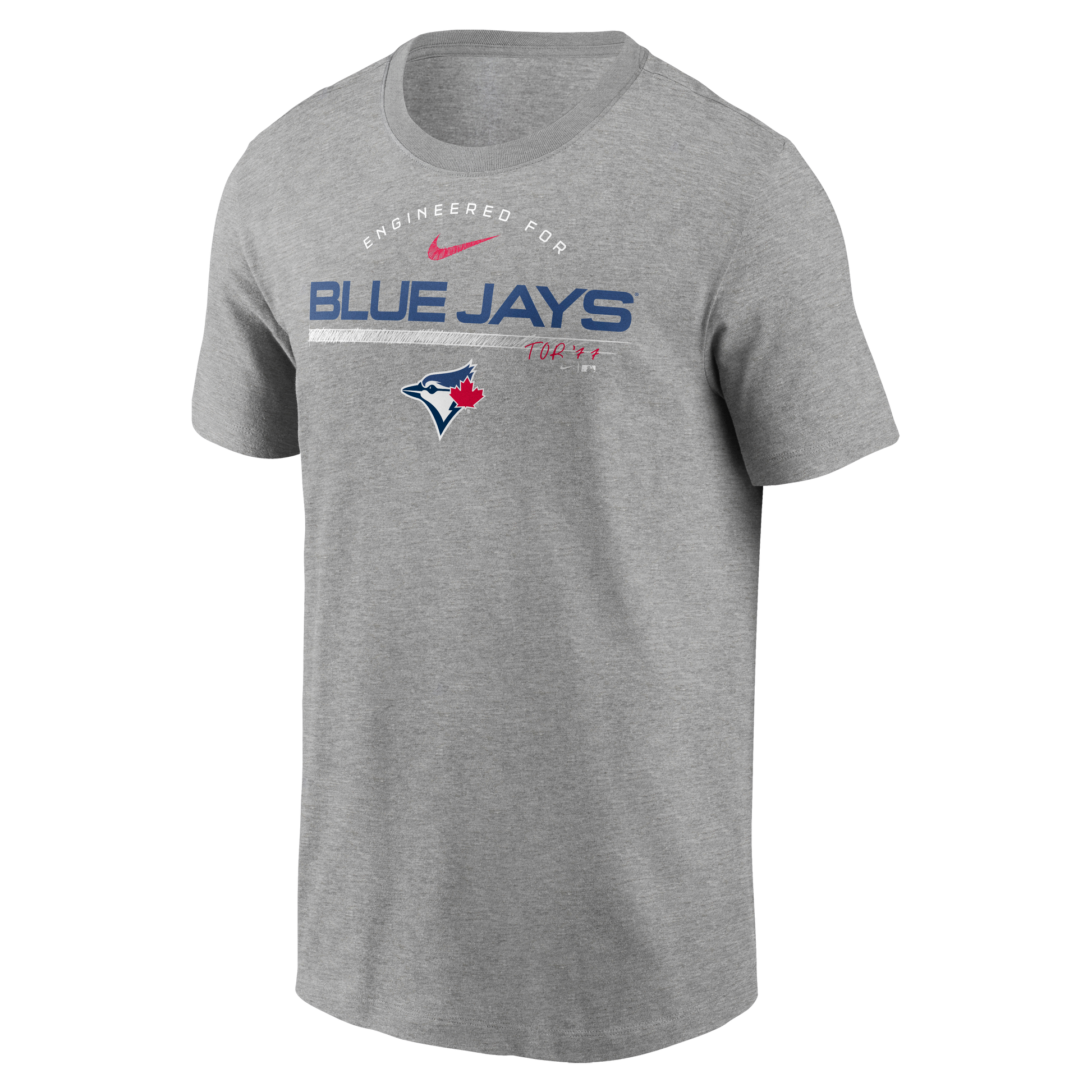 FANATICS TORONTO BLUE JAYS TEAM ENGINEERED GREY T SHIRT