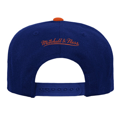 Outerstuff Edmonton Oilers Script Youth Navy Snapback Hat