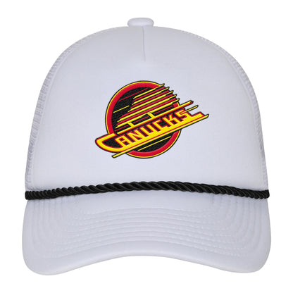 Youth Vancouver Canucks Fresh Trucker Hat - White