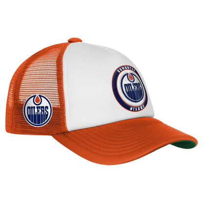 Youth Edmonton Oilers Mascot Trucker Hat