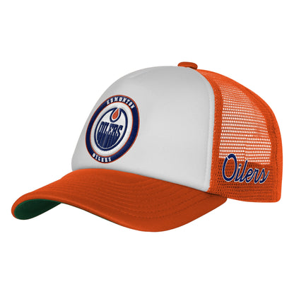 Youth Edmonton Oilers Mascot Trucker Hat