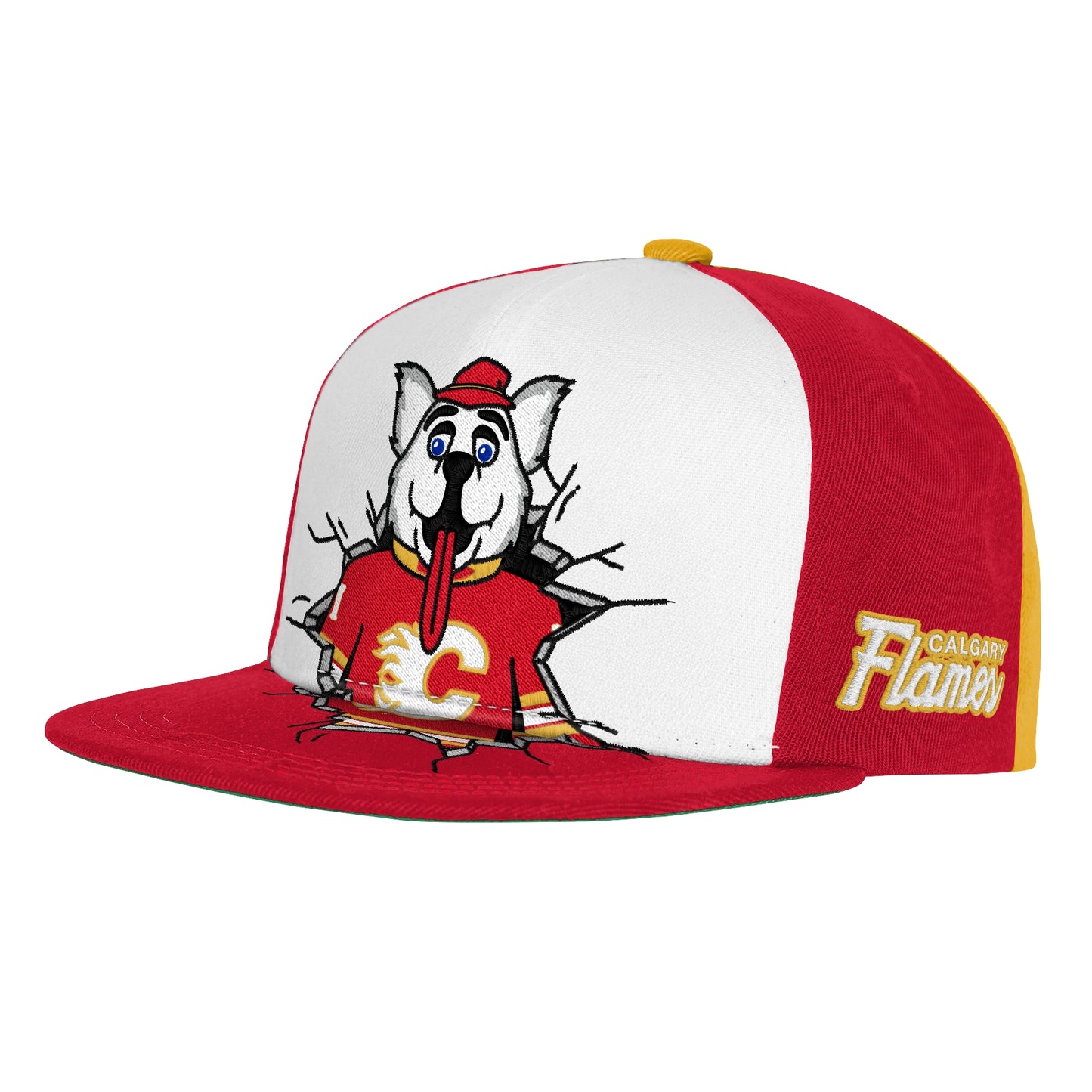 Youth Calgary Flames Mascot Snapback Hat
