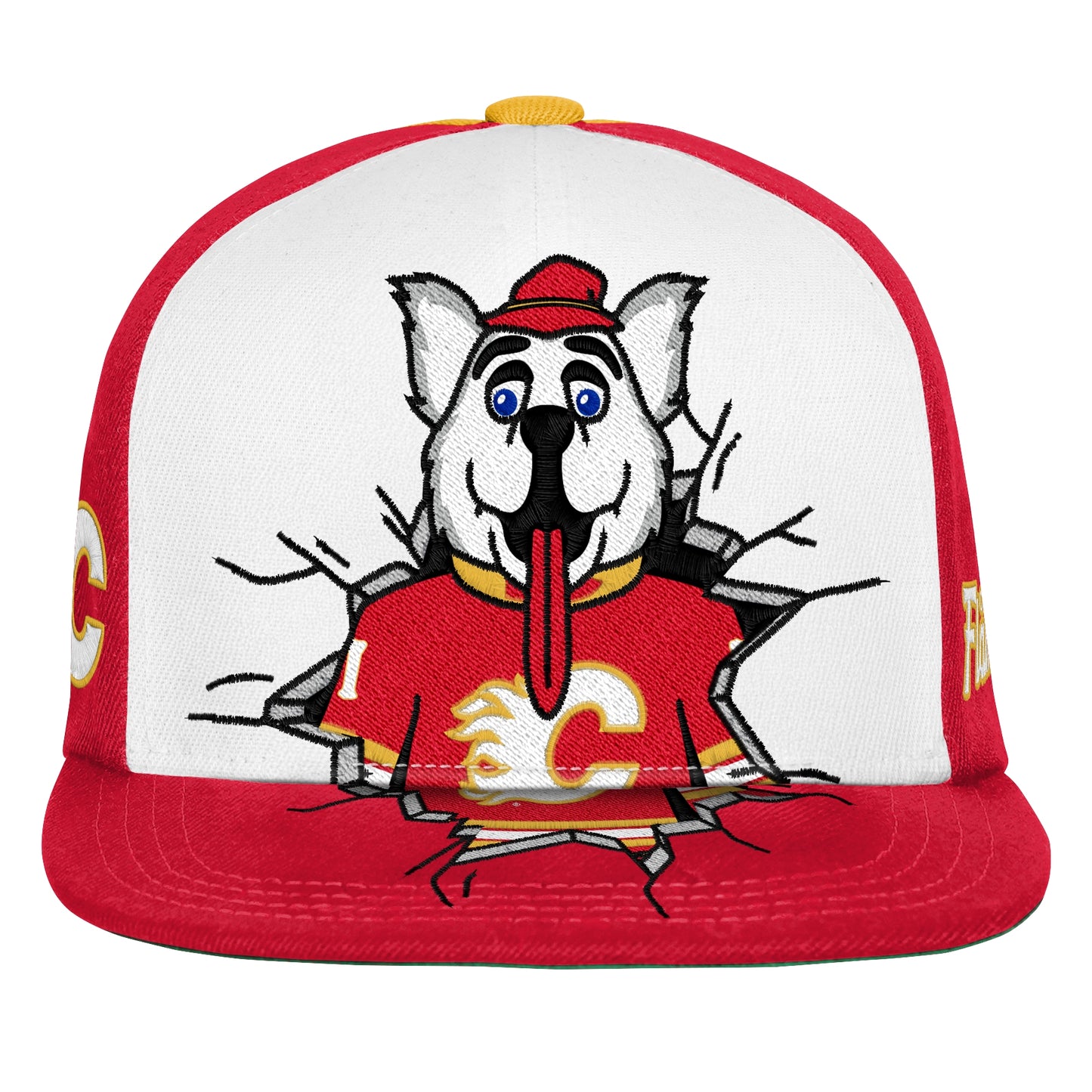Youth Calgary Flames Mascot Snapback Hat