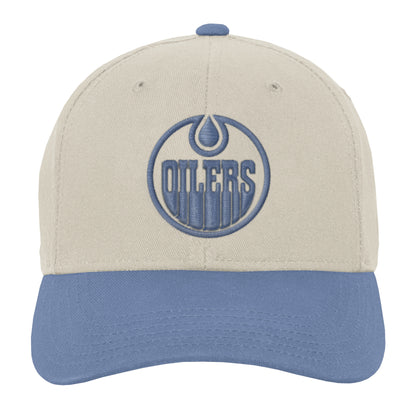 Youth Edmonton Oilers Chalk Dust Pro Hat