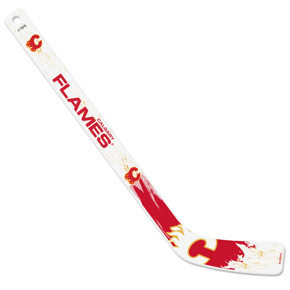 Calgary Flames White Mini Stick