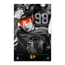 Chicago Blackhawks Player Poster Plaque 22"X34" Connor Bedard