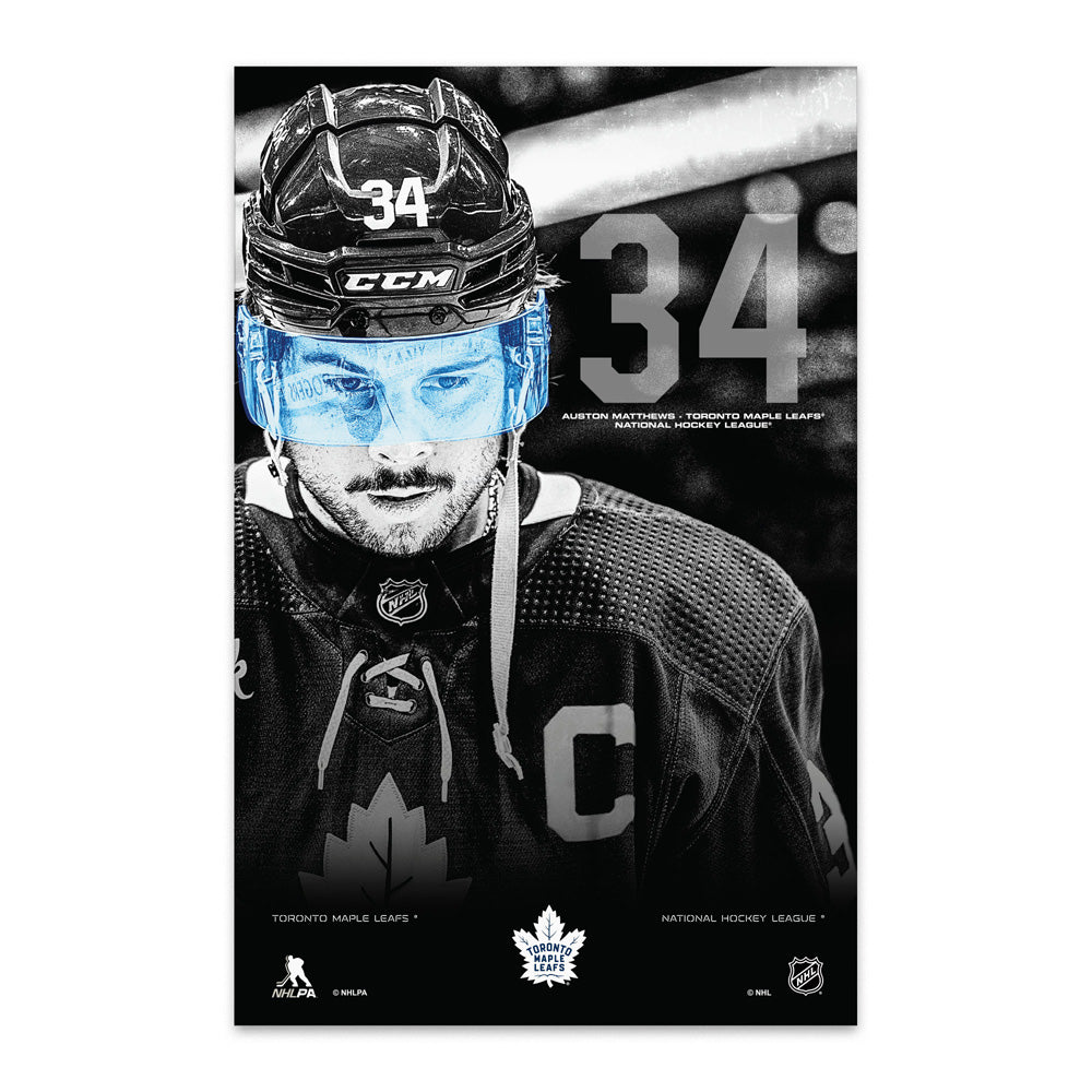 Toronto Maple Leafs Auston Matthews Player Poster Plaque