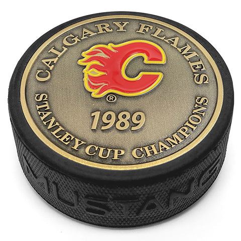 CALGARY FLAMES STANLEY CUP CHAMP COLLECTION PUCK