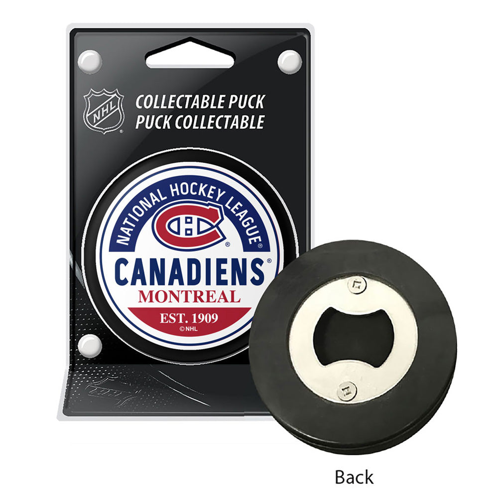 Montreal Canadiens Puck Bottle Opener