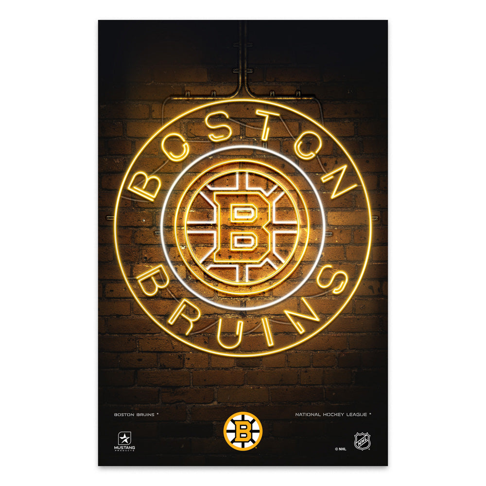 Boston Bruins Poster Plaque