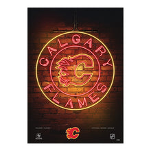 Calgary Flames Poster Plaque 22"X34"