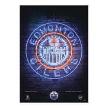 Edmonton Oilers Poster Plaque 22"X 34"