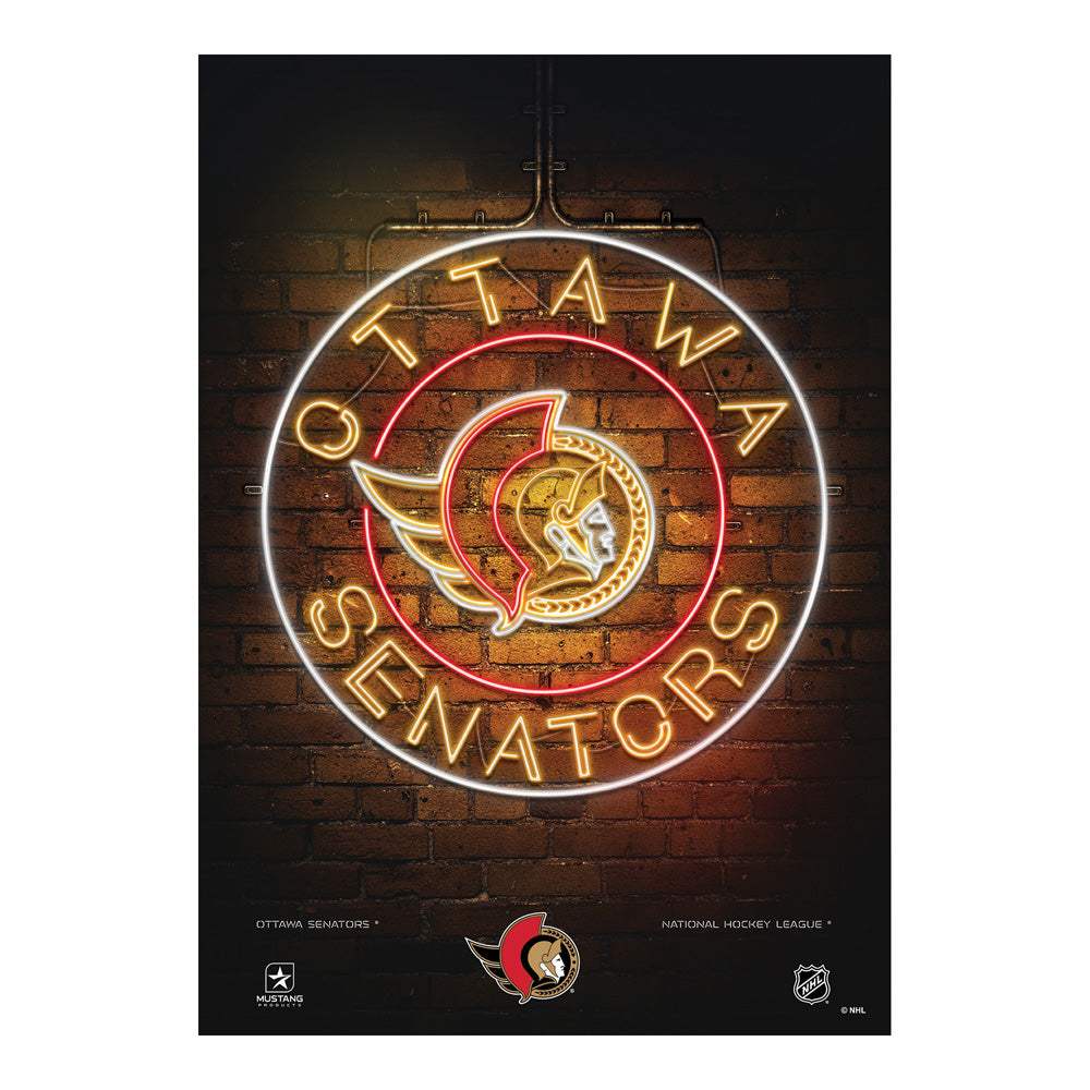 Ottawa Senators Poster Plaque 22"X34"