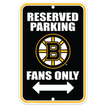 BOSTON BRUINS 10X15 PARKING SIGN