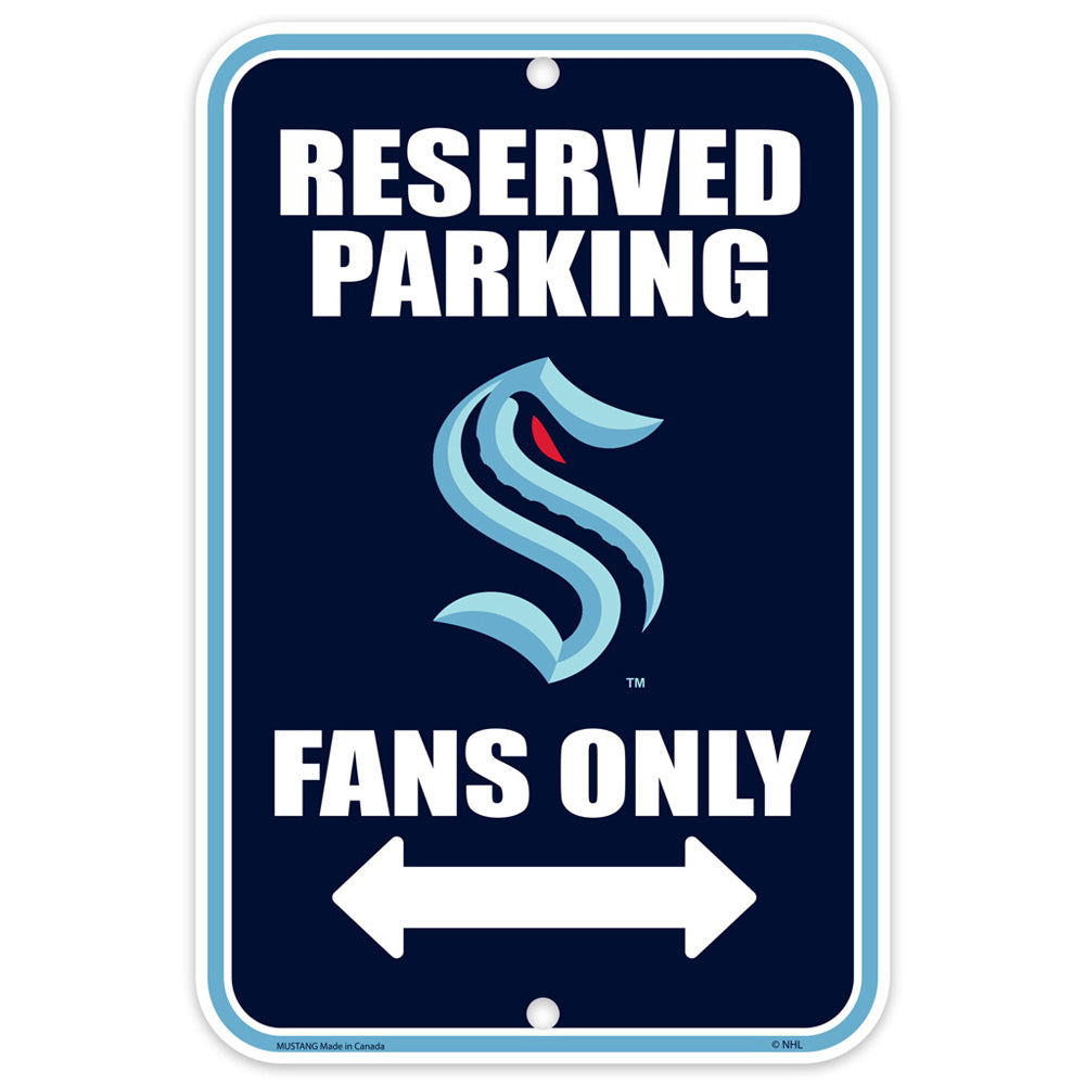 SEATTLE KRAKEN 10X15 PARKING SIGN
