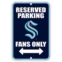 SEATTLE KRAKEN 10X15 PARKING SIGN