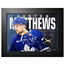 TORONTO MAPLE LEAFS AUSTON MATTHEWS 14"X18" NET FRAMED ART