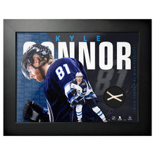 WINNIPEG JETS KYLE CONNOR 14"X18" NET FRAMED ART
