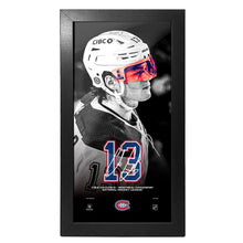 Montreal Canadiens Cole Caufield Neon Player Picture Frame 6X13.75