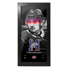 Montreal Canadiens Nick Suzuki Neon Player Picture Frame 6X13.75