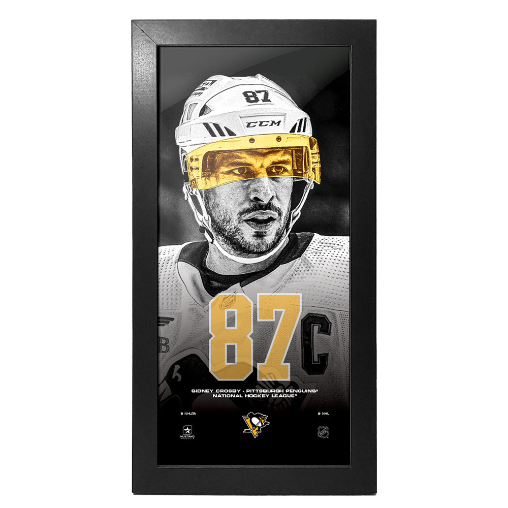 Pittsburgh Penguins Sidney Crosby Player Picture Frame 6 X 13.75