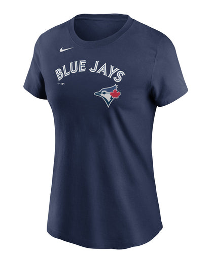 Women's Toronto Blue Jays Woodmark T-Shirt - Navy