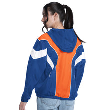 Women's Edmonton Oilers Starter Quarterback Fullzip Blue Jacket