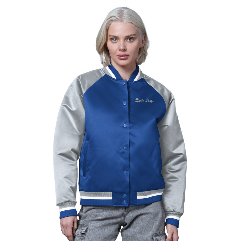 Starter Toronto Maple Leafs Fscore Women's Blue Jacket
