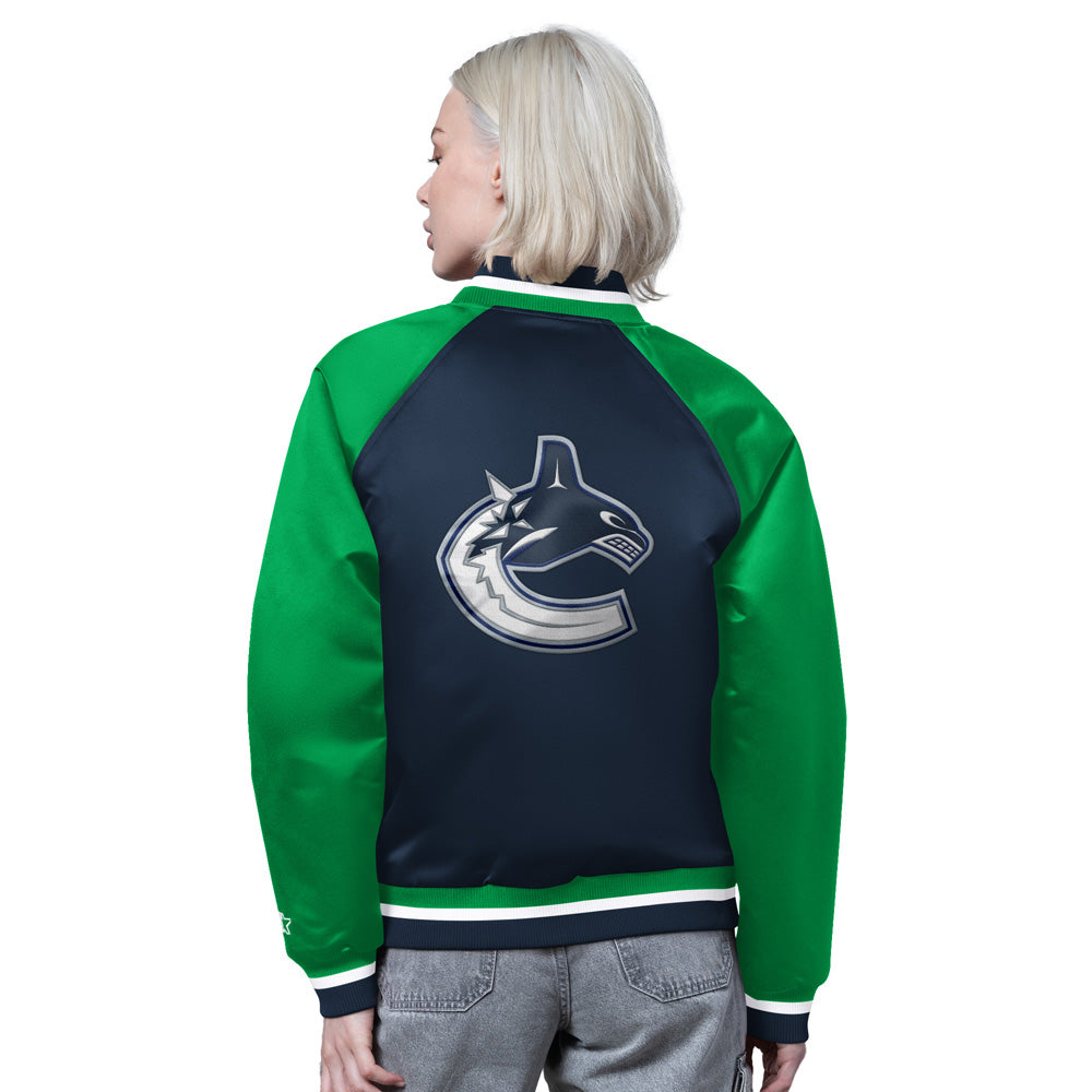 Starter Vancouver Canucks Fscore Women's Blue Jacket