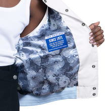 Women's Edmonton Oilers Starter Blitz Satin Jacket Blue