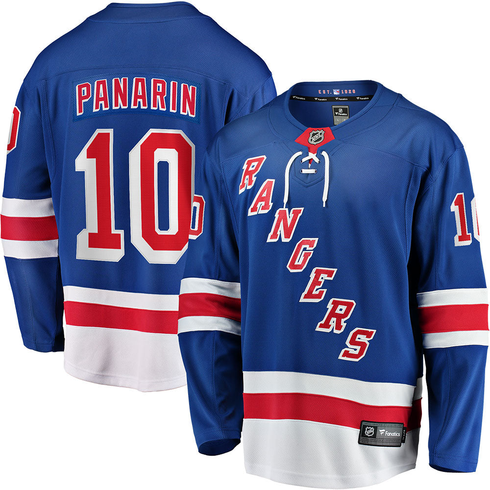 FANATICS NEW YORK RANGERS ARTEMI PANARIN ADULT HOME BREAKAWAY JERSEY