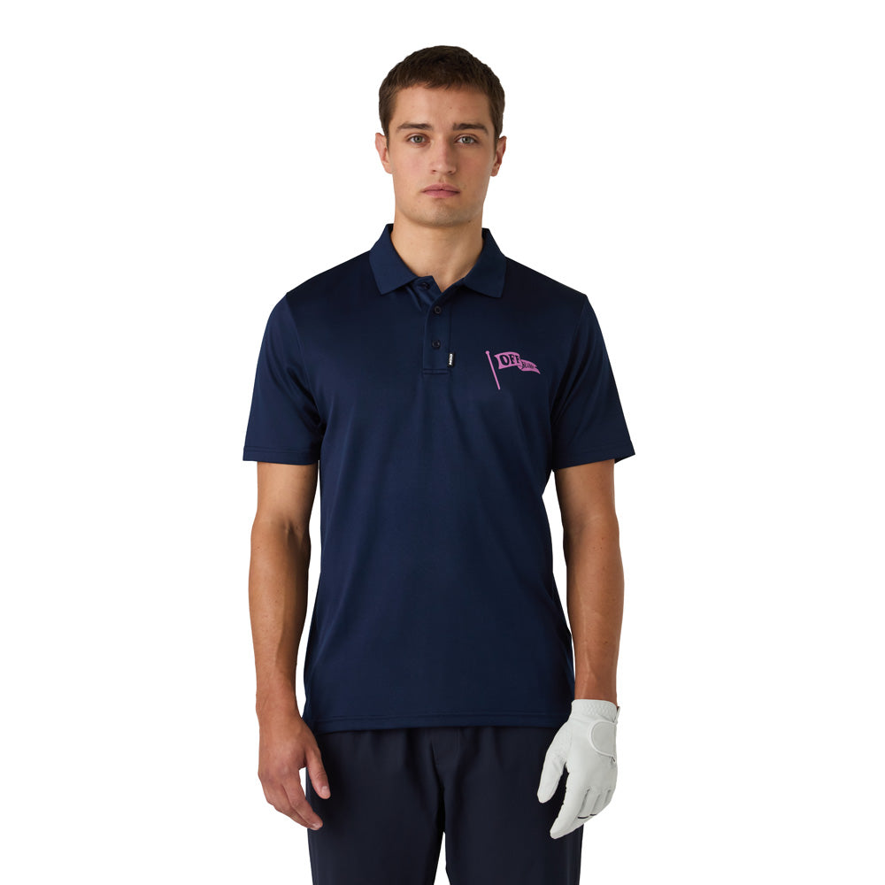CCM GOLF ADULT SOLID NAVY POLO SHIRT