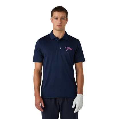 CCM GOLF ADULT SOLID NAVY POLO SHIRT