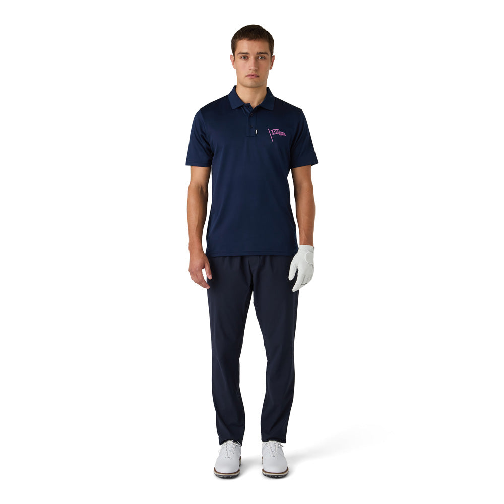 CCM GOLF ADULT SOLID NAVY POLO SHIRT